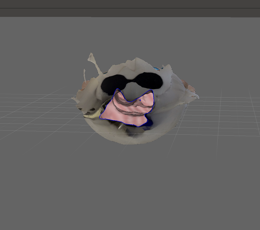 Top view of object in Meshmixer